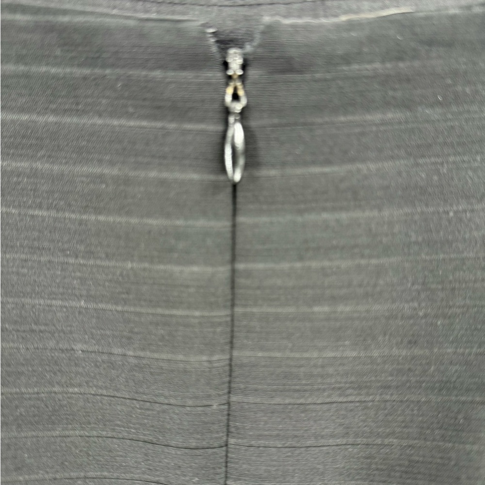 Emanuel Ungaro Black Striped Career Pencil Skirt Luxury French Designer, 10/44 - Picture 7 of 7